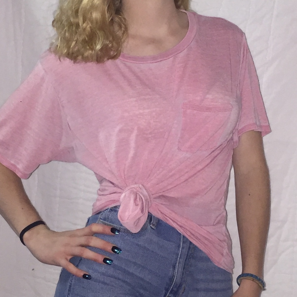 Light Pink "Boyfriend" T-shirt
